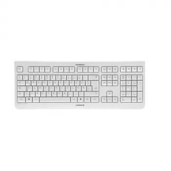 CHERRY KW 3000 klaviatūra universali RF belaidė QWERTZ vokiečių Balta
