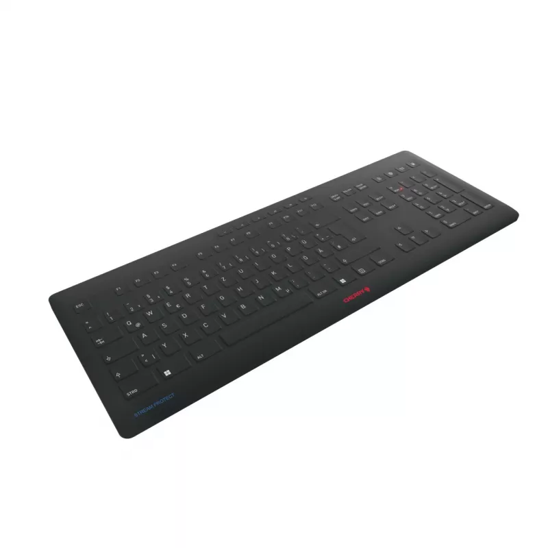 Contour Design Stream klaviatūra universali RF belaidė + USB QWERTZ vokiška juoda