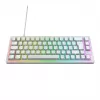 CHERRY K5V2 kompaktiška klaviatūra, skirta žaidimams, USB QWERTZ, vokiečių, balta, 68 klavišai, RGB LED