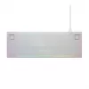 CHERRY K5V2 kompaktiška klaviatūra, skirta žaidimams, USB QWERTZ, vokiečių, balta, 68 klavišai, RGB LED