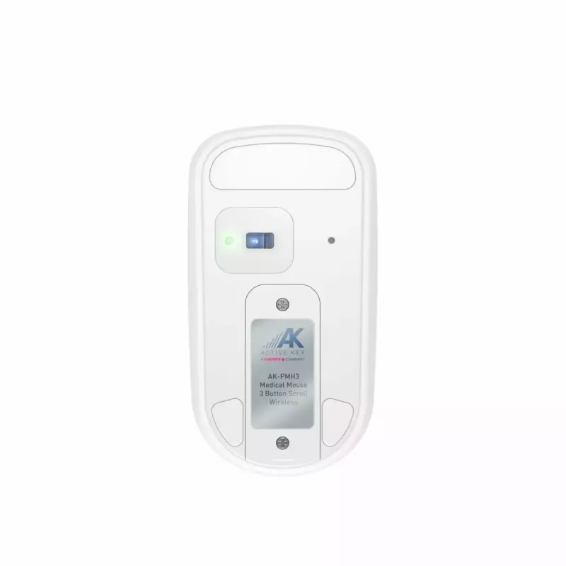 Contour Design Active Key Contour QuickClean Medical pelė IP68 5 mygtukų belaidė balta PMH3