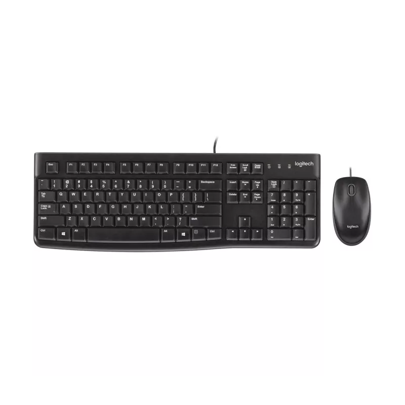 Klaviatūros ir pelės rinkinys Logitech Desktop MK120