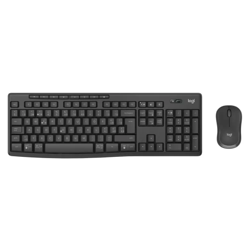 Logitech MK370 Combo for Business belaidė klaviatūra ir pelė, pilno dydžio, QWERTZ