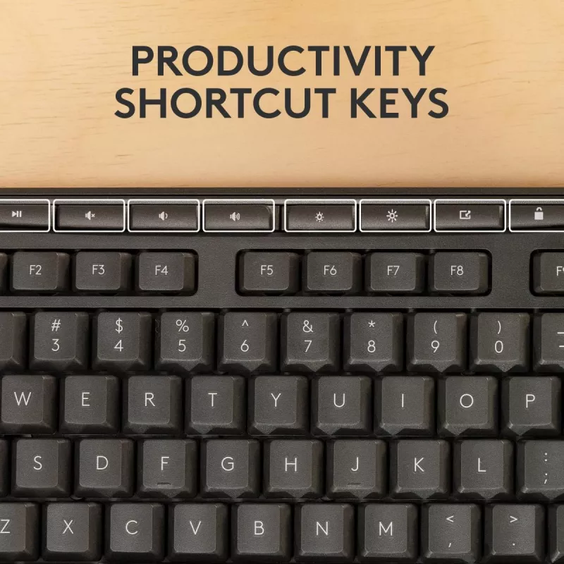 Logitech MK370 Combo for Business belaidė klaviatūra ir pelė, pilno dydžio, QWERTZ