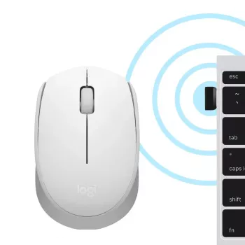 LOGITECH M171 belaidė pelė, beveik balta, EMEA