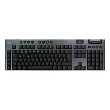 Logitech G G915 X LIGHTSPEED klaviatūra, žaidimams, USB, RF belaidė, Bluetooth, QWERTZ, vokiečių k., juoda