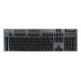 Logitech G G915 X LIGHTSPEED klaviatūra, žaidimams, USB, RF belaidė, Bluetooth, QWERTZ, vokiečių k., juoda
