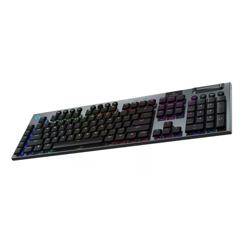 Logitech G G915 X LIGHTSPEED klaviatūra, žaidimams, USB, RF belaidė, Bluetooth, QWERTZ, vokiečių k., juoda