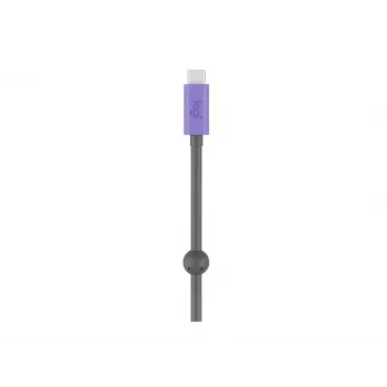 Prailginimo rinkinys Logitech Extend juodas, perdirbtas plastikas USB-C laidai
