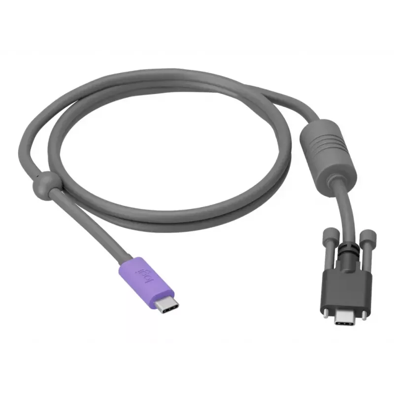 Prailginimo rinkinys Logitech Extend juodas, perdirbtas plastikas USB-C laidai