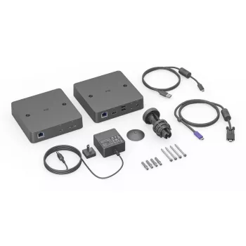 Prailginimo rinkinys Logitech Extend juodas, perdirbtas plastikas USB-C laidai