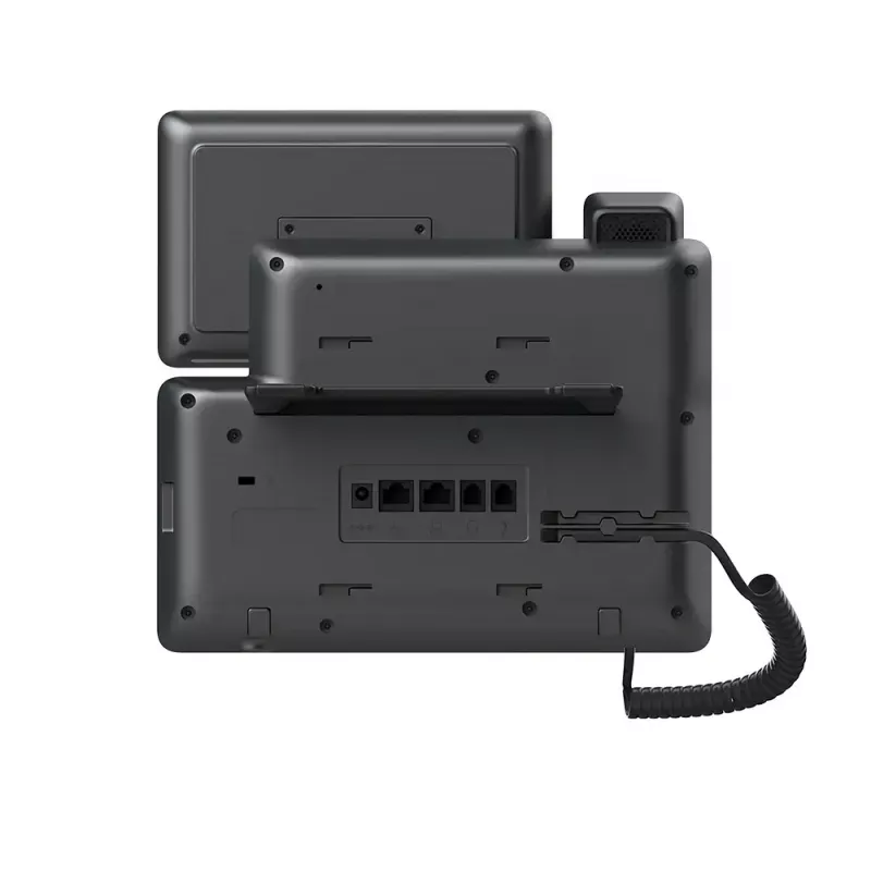 IP telefonas Fanvil V66 tamsiai pilkas — 20 linijų, 7 colių IPS jutiklinis ekranas, Wi‑Fi, PoE, Bluetooth