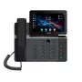 IP telefonas Fanvil V66 tamsiai pilkas — 20 linijų, 7 colių IPS jutiklinis ekranas, Wi‑Fi, PoE, Bluetooth