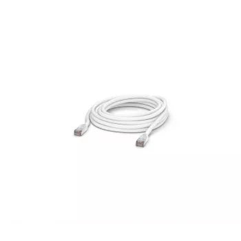 Tinklo komutacinis kabelis UBIQUITI UACC-CABLE-PATCH-OUTDOOR-8M-W RJ-45 Cat5e 8 m Baltas