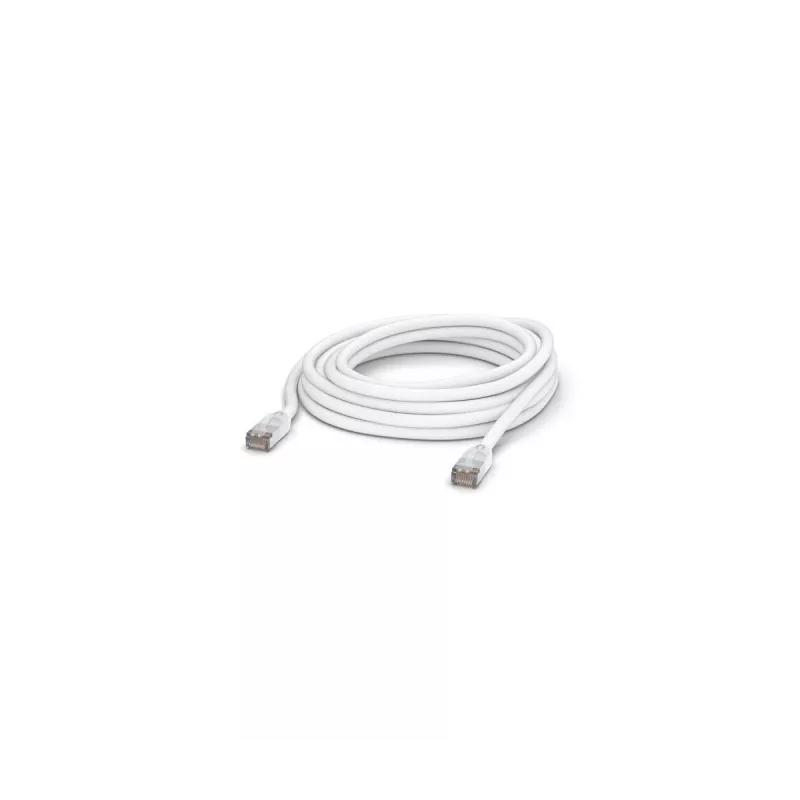 Tinklo komutacinis kabelis UBIQUITI UACC-CABLE-PATCH-OUTDOOR-8M-W RJ-45 Cat5e 8 m Baltas