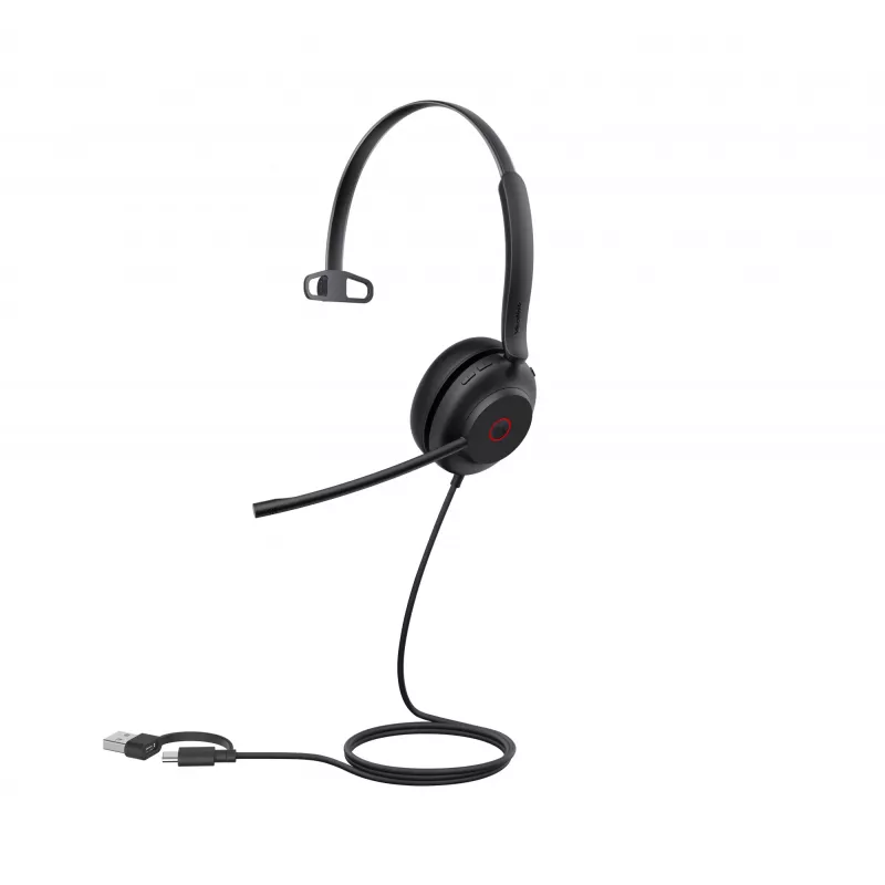Yealink UH35 Mono Teams USB-C/A ausinės