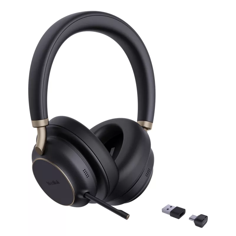 Yealink BH76 Plus UC Juoda USB-C/A ausinės