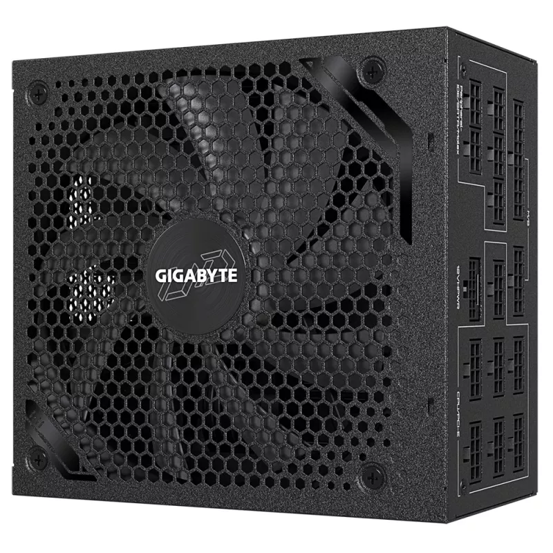 GIGABYTE UD1300GM PG5 maitinimo blokas 1300 W 20+4 kontaktų ATX ATX juodas