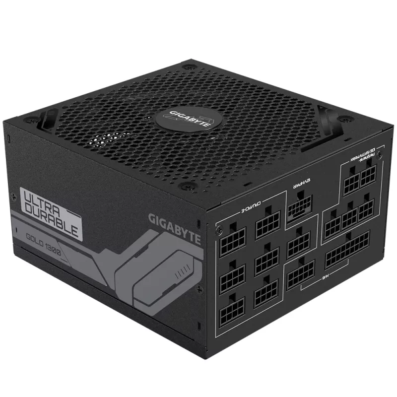 GIGABYTE UD1300GM PG5 maitinimo blokas 1300 W 20+4 kontaktų ATX ATX juodas