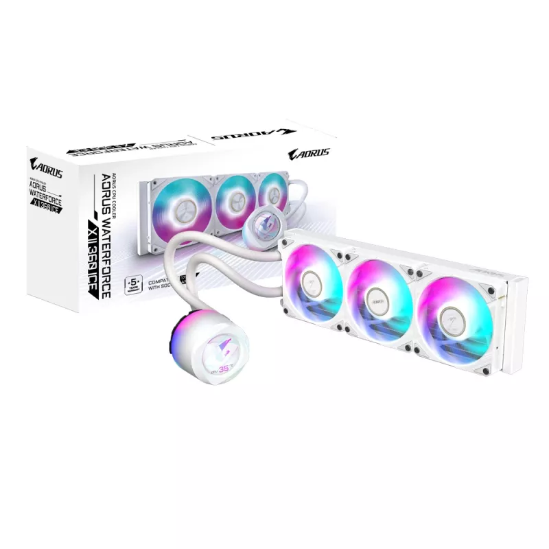 AIO skysčio aušintuvas GIGABYTE AORUS WATERFORCE X II 360 3x120mm ARGB