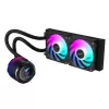 Viskas viename skysčio aušintuvas GIGABYTE AORUS WATERFORCE X II 240 2x120mm ARGB ventiliatoriai