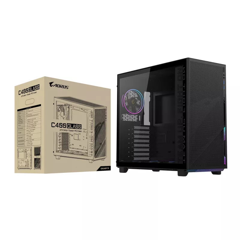PC Case GIGABYTE C400 Midi Tower Juoda