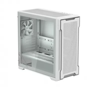 PC korpusas GIGABYTE C102 GLASS Midi Tower baltas
