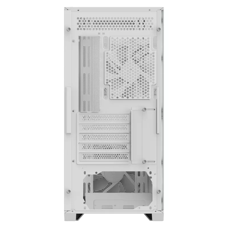 PC korpusas GIGABYTE C102 GLASS Midi Tower baltas