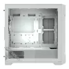 PC korpusas GIGABYTE C102 GLASS Midi Tower baltas