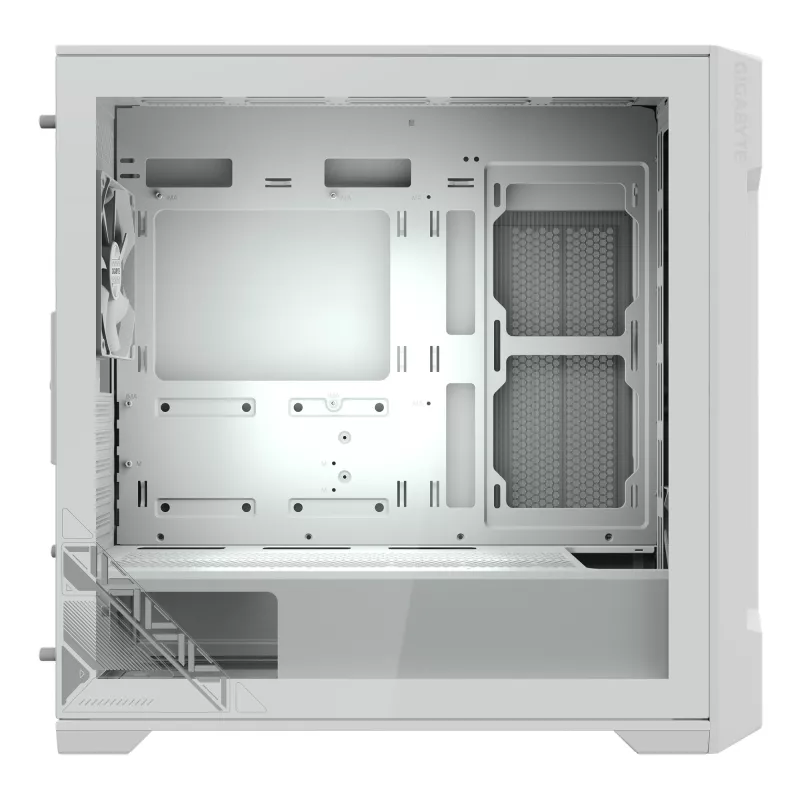 PC korpusas GIGABYTE C102 GLASS Midi Tower baltas