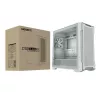 PC korpusas GIGABYTE C102 GLASS Midi Tower baltas