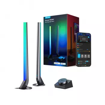 Išmaniojo apšvietimo rinkinys Govee H6047, Wi‑Fi/Bluetooth, 12 V 24 W, juoda, 5 vnt.