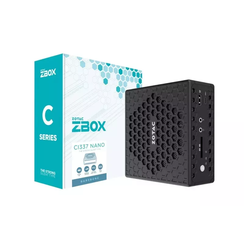 Mini PC Zotac ZBOX CI337 nano N100 3,4 GHz 16 GB SSD HDD