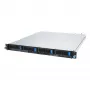 Stovo serveris ASUS RS300-E12-RS4, 1U, Intel C262, LGA1700, Xeon E-2400, 4x karštai keičiami 3,5 colio lizdai, 450W maitinimo šaltinis, DDR5 UDIMM iki 128 GB