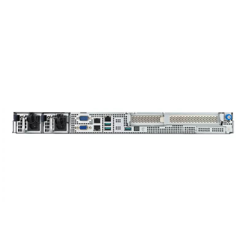 Stovo serveris ASUS RS300-E12-RS4, 1U, Intel C262, LGA1700, Xeon E-2400, 4x karštai keičiami 3,5 colio lizdai, 450W maitinimo šaltinis, DDR5 UDIMM iki 128 GB