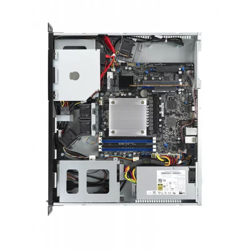 Stovo serveris ASUS RS100-E11-PI2, Intel C252, LGA 1200, 1U, 4 DIMM, DDR4 iki 128 GB, 350W PSU, 2x RJ-45, M.2