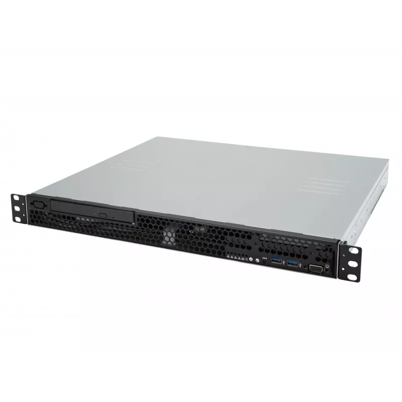 Stovo serveris ASUS RS100-E11-PI2, Intel C252, LGA 1200, 1U, 4 DIMM, DDR4 iki 128 GB, 350W PSU, 2x RJ-45, M.2