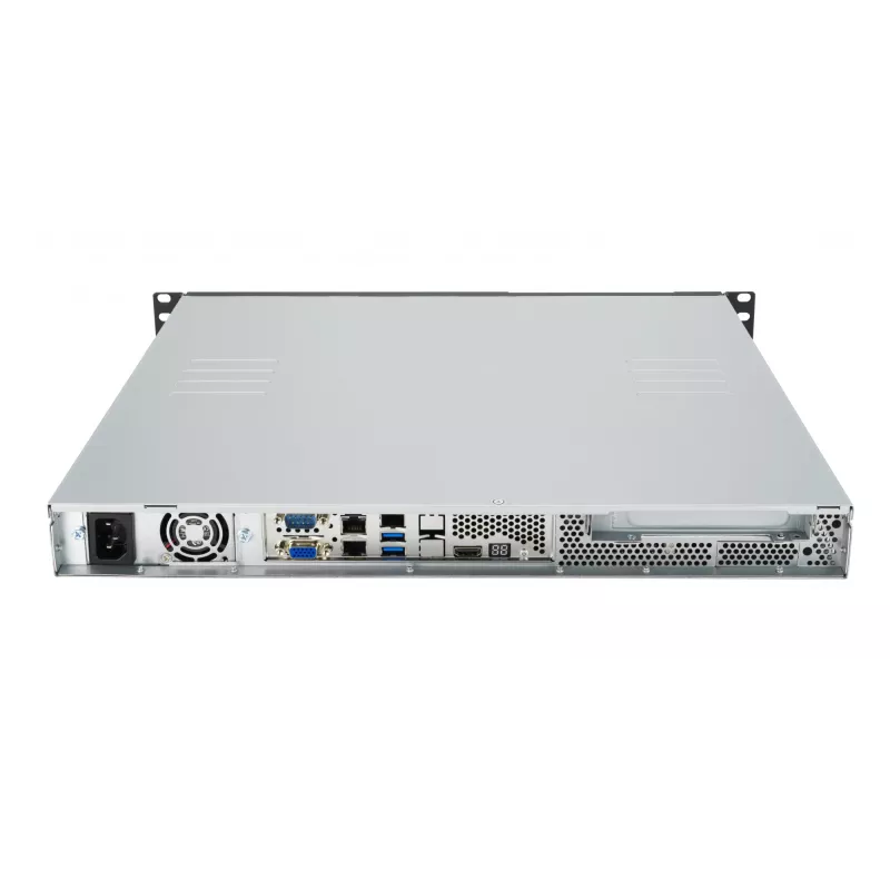 Stovo serveris ASUS RS100-E11-PI2, Intel C252, LGA 1200, 1U, 4 DIMM, DDR4 iki 128 GB, 350W PSU, 2x RJ-45, M.2