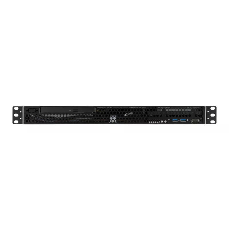 Stovo serveris ASUS RS100-E11-PI2, Intel C252, LGA 1200, 1U, 4 DIMM, DDR4 iki 128 GB, 350W PSU, 2x RJ-45, M.2