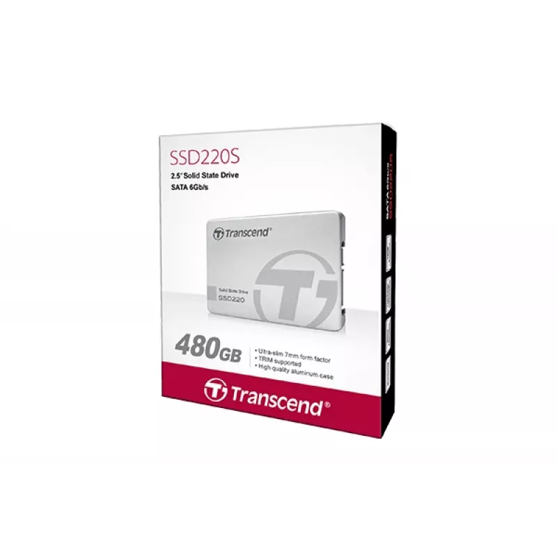 SSD diskas Transcend 480GB 2.5 colio SATA III TS480GSSD220S