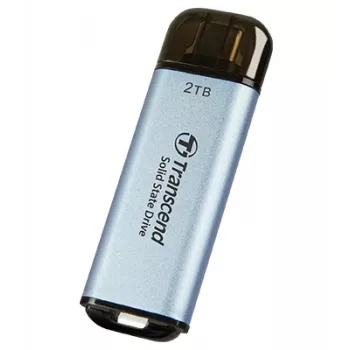 TRANSCEND Esd300c - 2TB nešiojamas SSD - USB Type-C - 3D NAND Flash - dangaus mėlynumo