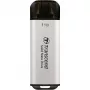 TRANSCEND Esd300s – 1TB nešiojamasis SSD – USB Type-C – 3D NAND Flash – sidabrinis