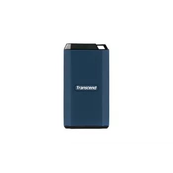 TRANSCEND SSD - Esd410c nešiojamasis diskas - 4 TB - USB Type C / A - tamsiai mėlynas