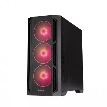 Chieftec PC korpusas GA-01B-L-OP APEX LUMO Midi Tower juodas
