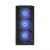 Chieftec PC korpusas GA-01B-L-OP APEX LUMO Midi Tower juodas