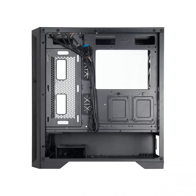 Chieftec PC korpusas GA-01B-L-OP APEX LUMO Midi Tower juodas