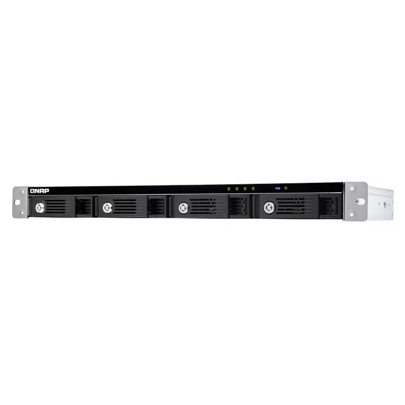 QNAP TR-004U saugojimo diskų dėklas HDD/SSD dėklas juodas, pilkas 2,5/3,5 colio