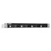 QNAP TR-004U saugojimo diskų dėklas HDD/SSD dėklas juodas, pilkas 2,5/3,5 colio