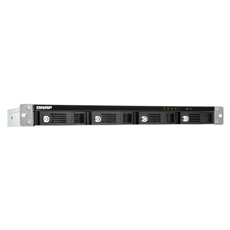 QNAP TR-004U saugojimo diskų dėklas HDD/SSD dėklas juodas, pilkas 2,5/3,5 colio