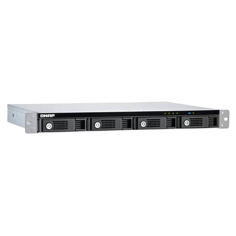 QNAP TR-004U saugojimo diskų dėklas HDD/SSD dėklas juodas, pilkas 2,5/3,5 colio